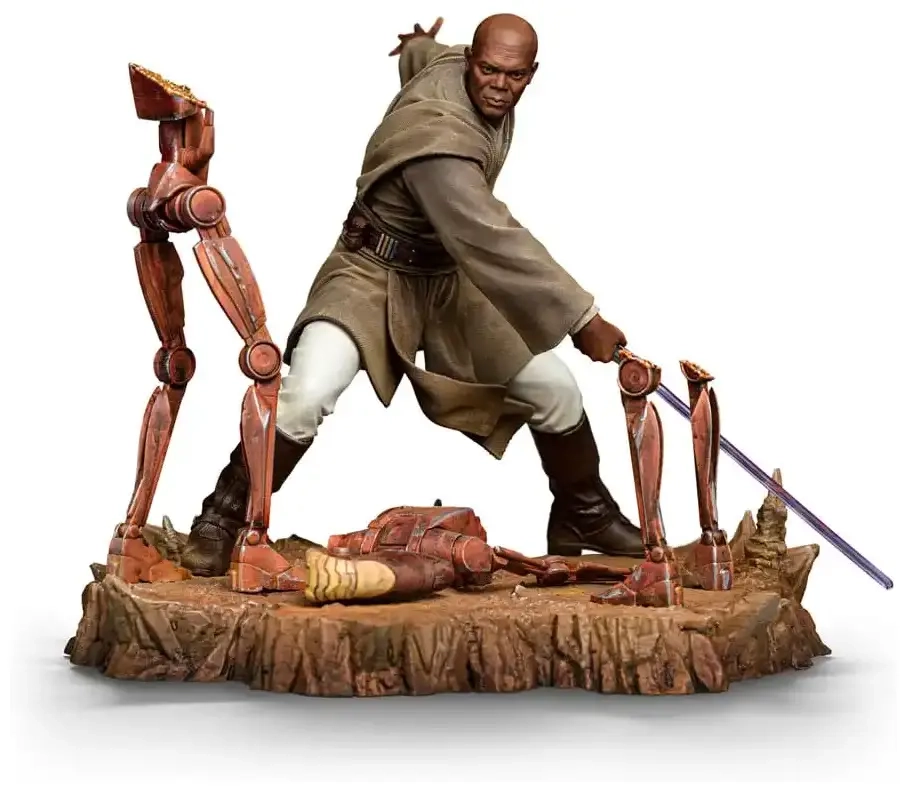 Mace Windu Star Wars Art Scale 1/10