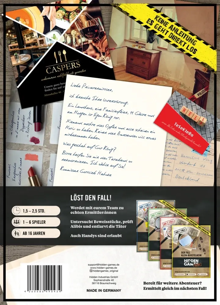 Hidden Games Tatort: Königsmord 5. Fall