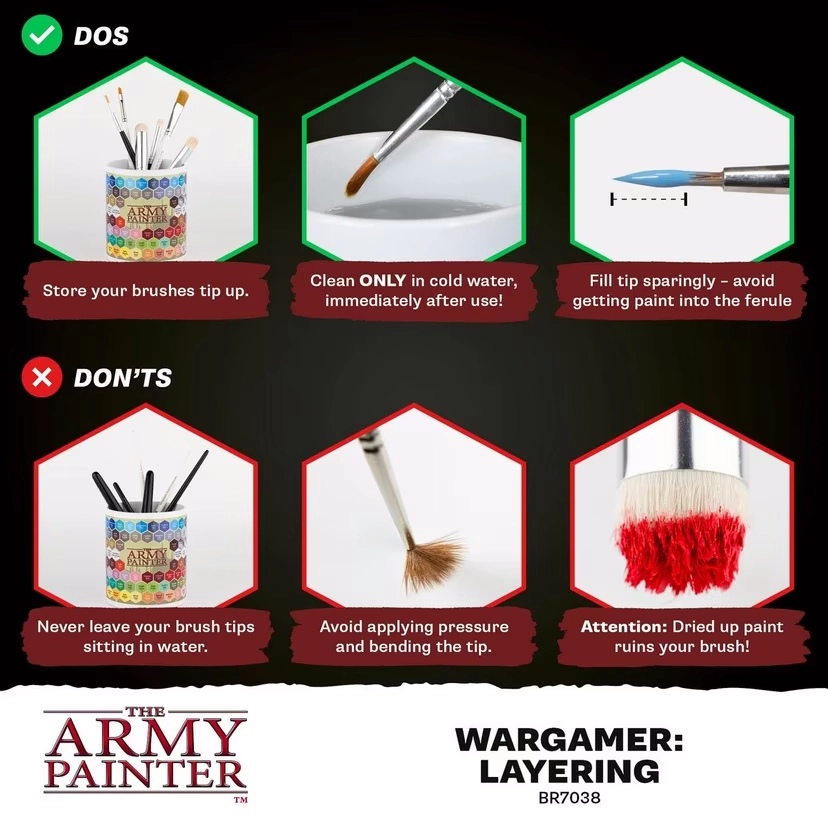 Wargamer Synthetic Brush - Layering (Schichtpinsel) (BR7038)