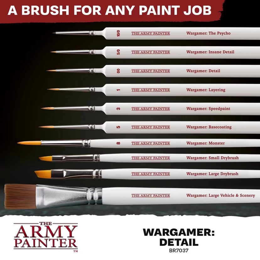 Wargamer Synthetic Brush - Detail (BR7037)