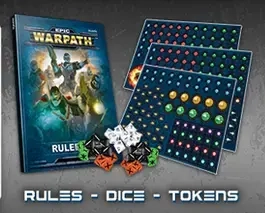 Epic Warpath Regelbuch & Token Set