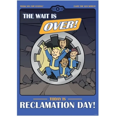 Fallout Kunstdruck Reclamation Day Limited Edition 42 x 30 cm