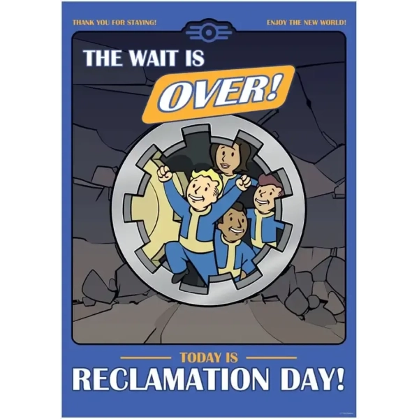 Fallout Kunstdruck Reclamation Day Limited Edition 42 x 30 cm