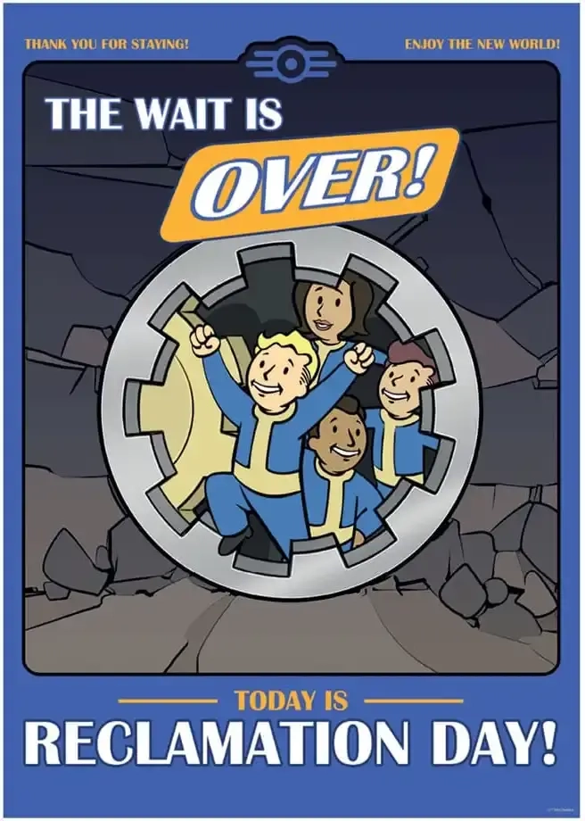 Fallout Kunstdruck Reclamation Day Limited Edition 42 x 30 cm