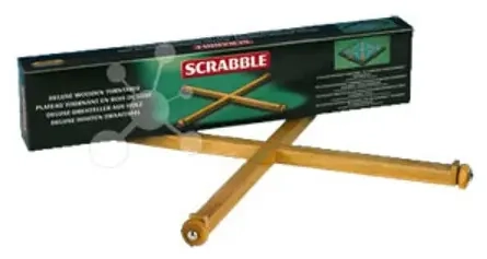 Scrabble - Deluxe Drehteller aus Holz