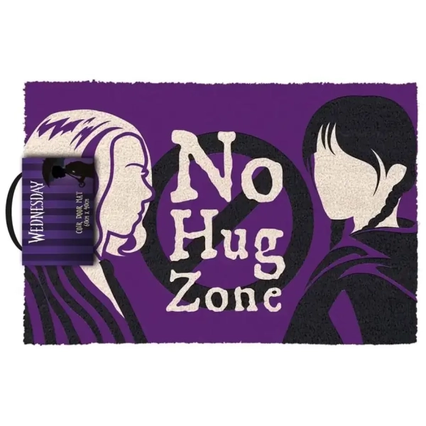 Wednesday Fussmatte No Hug Zone 40 x 60 cm Wednesday Fussmatte No Hug Zone 40 x 60 cm