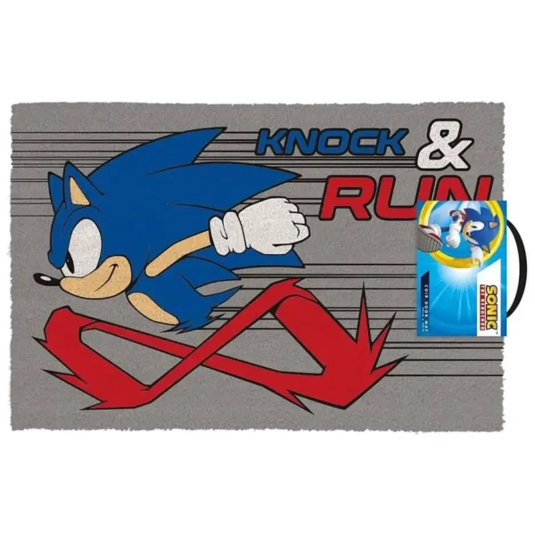 Sonic The Hedgehog Fussmatte Knock And Run 40 x 60 cm