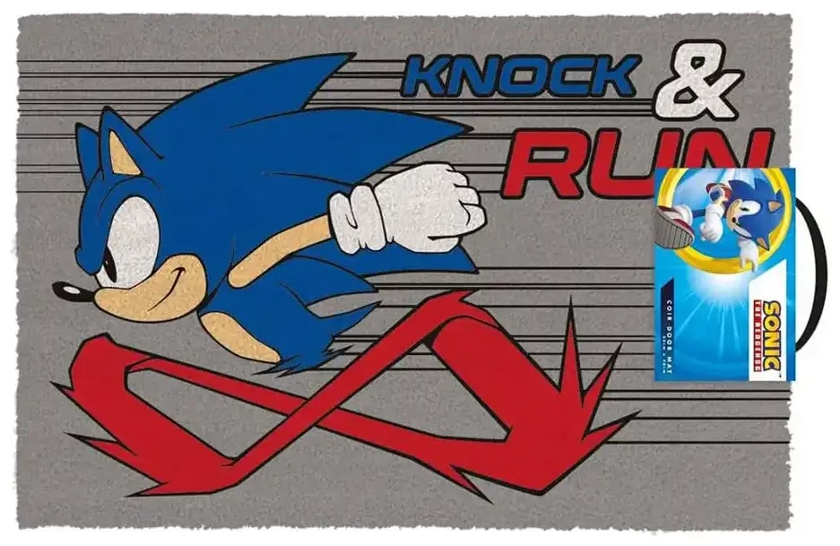 Sonic The Hedgehog Fussmatte Knock And Run 40 x 60 cm
