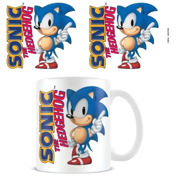 Sonic The Hedgehog Tasse Classic Gaming Icon Sonic The Hedgehog Tasse Classic Gaming Icon