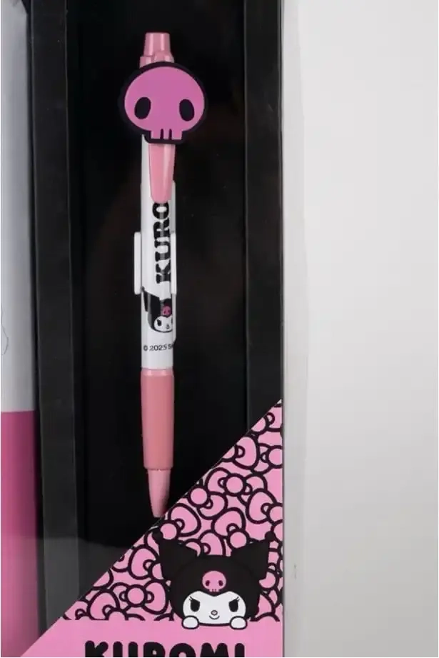 Sanrio Notizbuch mit Kugelschreiber Geschenk-Set Kuromi