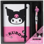Sanrio Notizbuch mit Kugelschreiber Geschenk-Set Kuromi Sanrio Notizbuch mit Kugelschreiber Geschenk-Set Kuromi