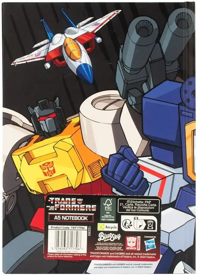Transformers A5 Notizbuch