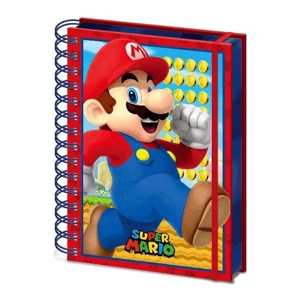Super Mario 3D Wiro Notizbuch A5 Mario
