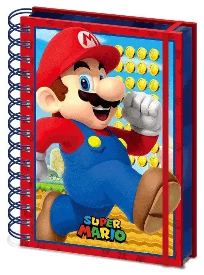 Super Mario 3D Wiro Notizbuch A5 Mario