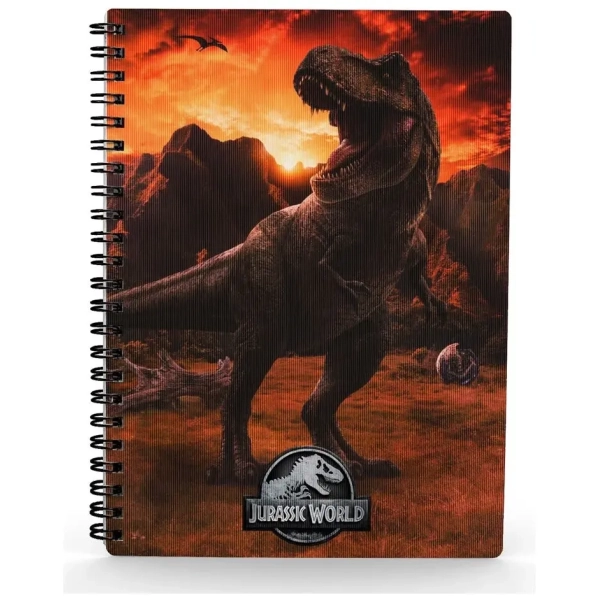 Jurassic World Notizbuch mit 3D-Effekt Into The Wild