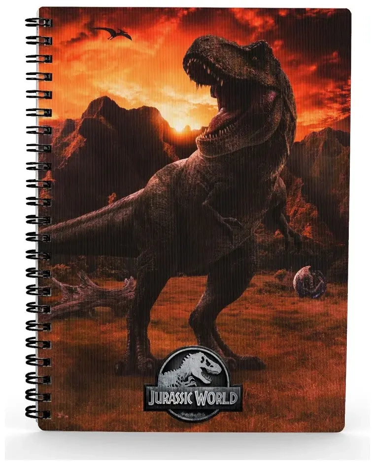 Jurassic World Notizbuch mit 3D-Effekt Into The Wild