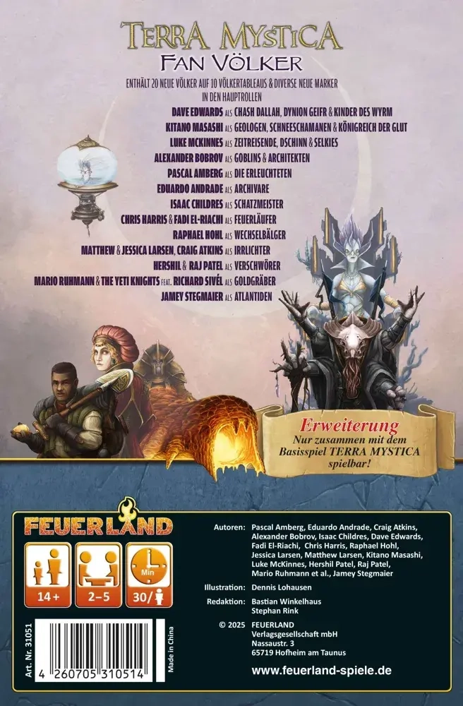 Terra Mystica: Fan Völker