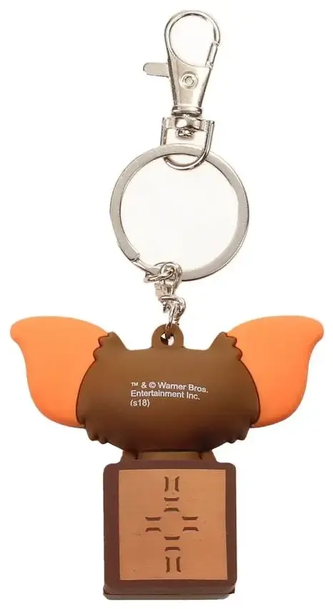 Gremlins Pokis Gummi-Schlüsselanhänger Gizmo in a Box 6 cm