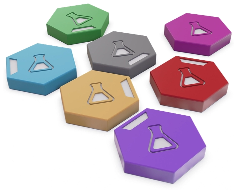 Nemesis: Lockdown - Acrylic Tokens