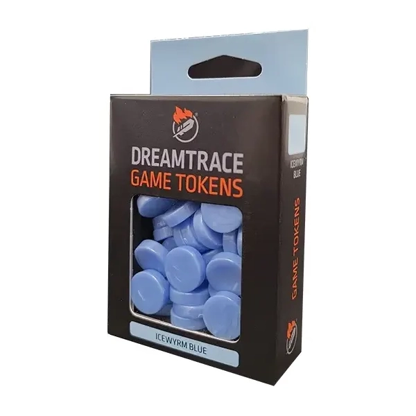DreamTrace Gaming Tokens: Icewyrm Blue
