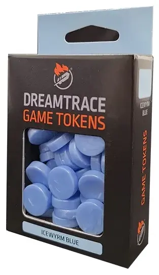 DreamTrace Gaming Tokens: Icewyrm Blue