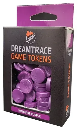 DreamTrace Gaming Tokens: Warpfire Purple