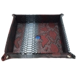 Dragon Eye Rolling Tray Spectral Red & Silver