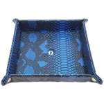 Dragon Eye Rolling Tray Spectral Blue & Silver