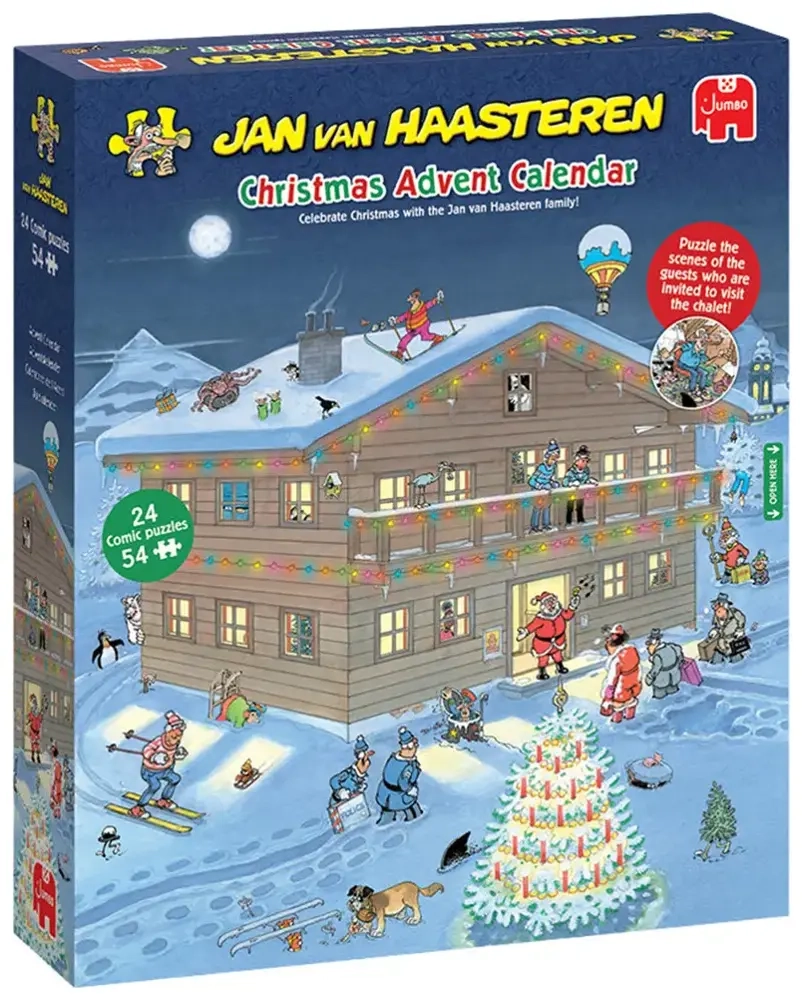 Jan van Haasteren Christmas Adventskalender Puzzle 2025