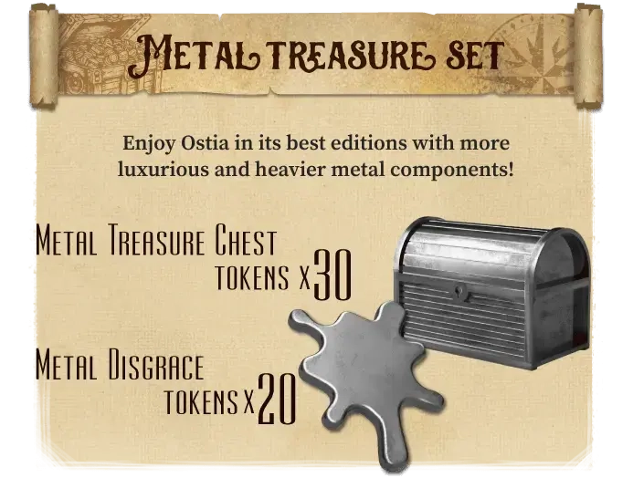 Ostia - Metal Treasure Set - Zubehör