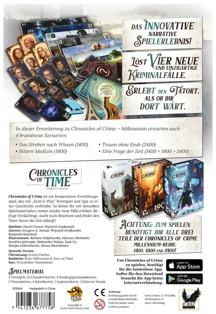 Chronicles of Crime Millennium - Chroniken der Zeit - Erweiterung