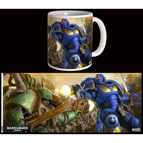 Warhammer 40K Tasse Ultramarines VS Nurgle