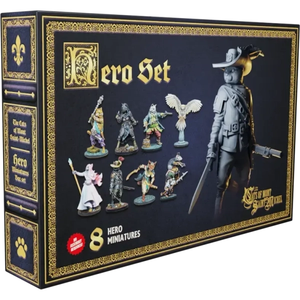 The Cats of Mont Saint Michel Hero Miniatures Set - EN