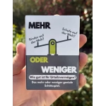 Mehr oder weniger