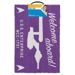 Star Trek Fussmatte Welcome Aboard 40 x 60 cm