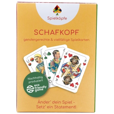 Gendergerechte Schafkopf Spielkarten