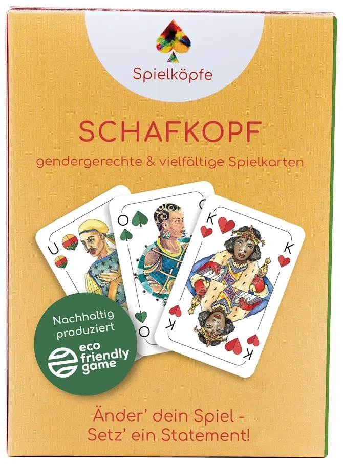 Gendergerechte Schafkopf Spielkarten