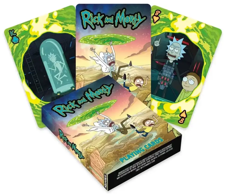 Rick and Morty Spielkarten Scenes
