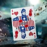 Captain America Spielkarten Patriotic Design