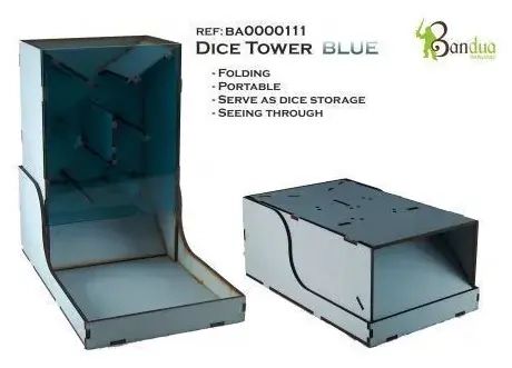 Dice Tower Blue
