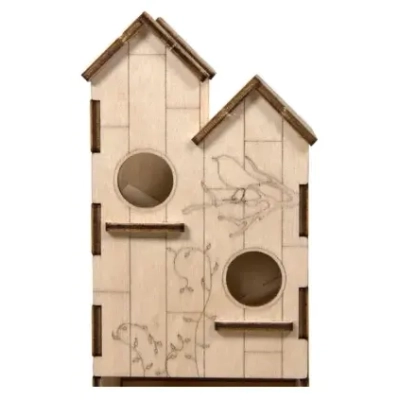 Mini Dice Tower Birdhouse