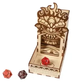 Mini Tiki Dice Tower