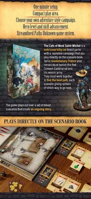 The Cats of Mont Saint Michel DELUXE Set - EN