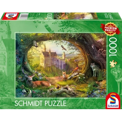 Märchenschloss im Waldzauber