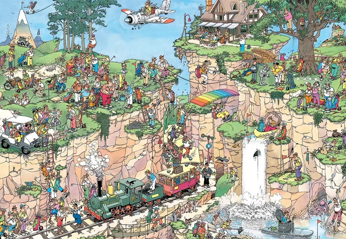 Der Golfplatz - Jan van Haasteren 5000 Teile Puzzle