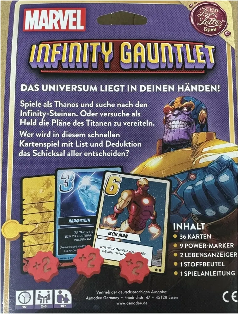 Infinity Gauntlet: Ein Love Letter Spiel - DE
