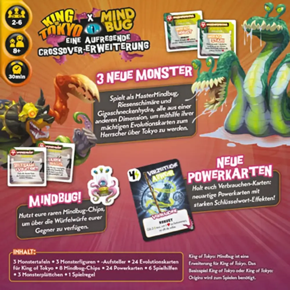 King of Tokyo - Mindbug Erweiterung - DE