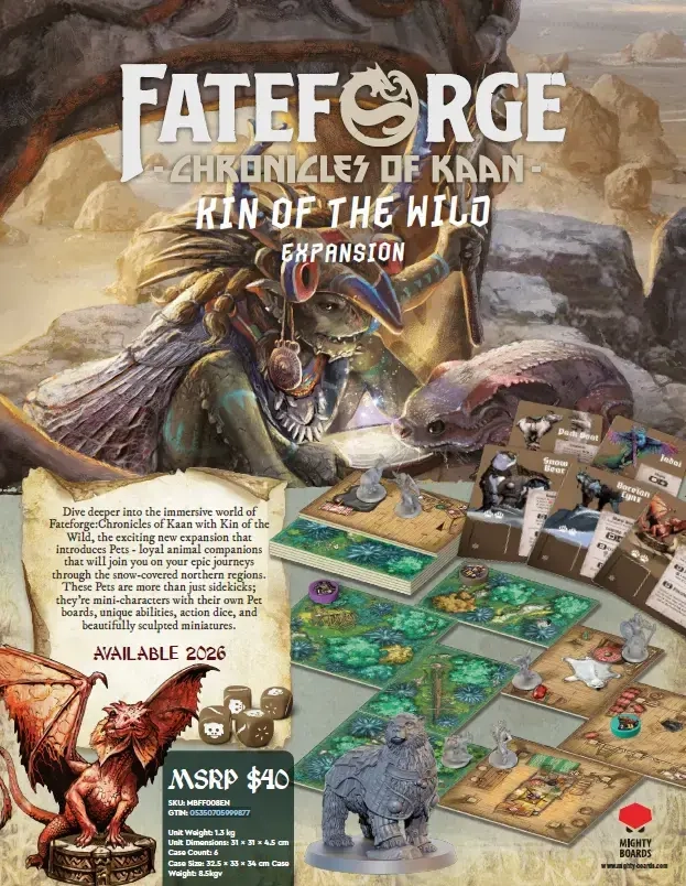 Fateforge Chronicles of Kaan Kin of the Wild Expansion - EN