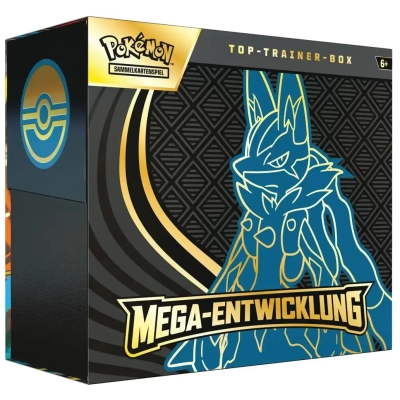 Pokémon ME01 - Mega-Entwicklung Top-Trainer-Box Lucario - DE