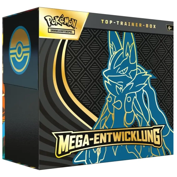 Pokémon ME01 - Mega-Entwicklung Top-Trainer-Box Lucario - DE